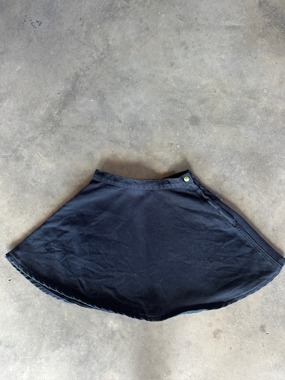 American Apparel Black Circle Skirt